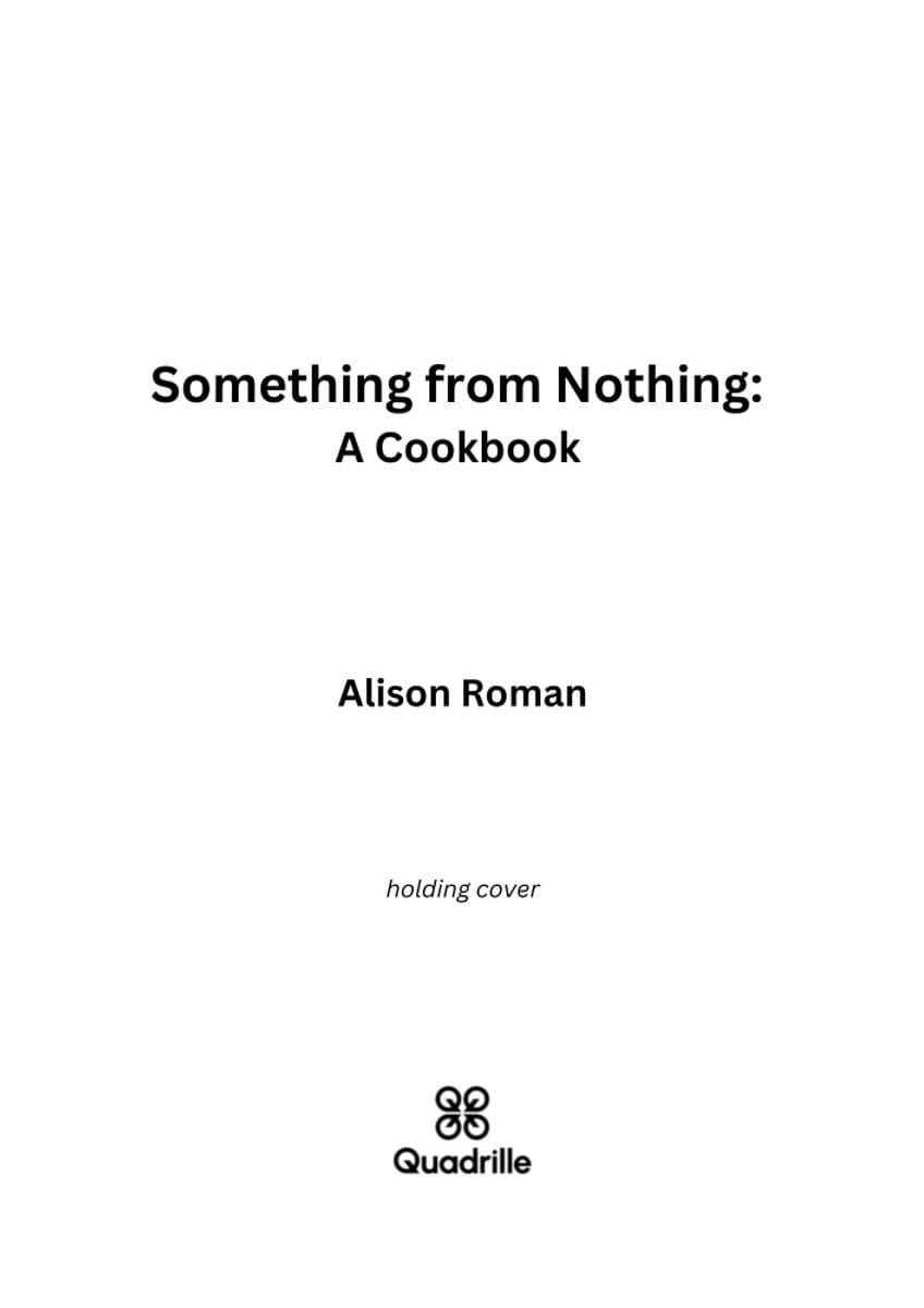 Something from Nothing