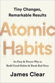 Book cover: Atomic Habits