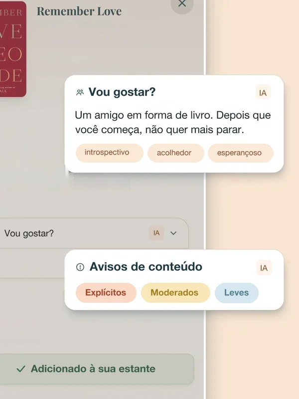 Saiba se você vai amar, com insights inteligentes