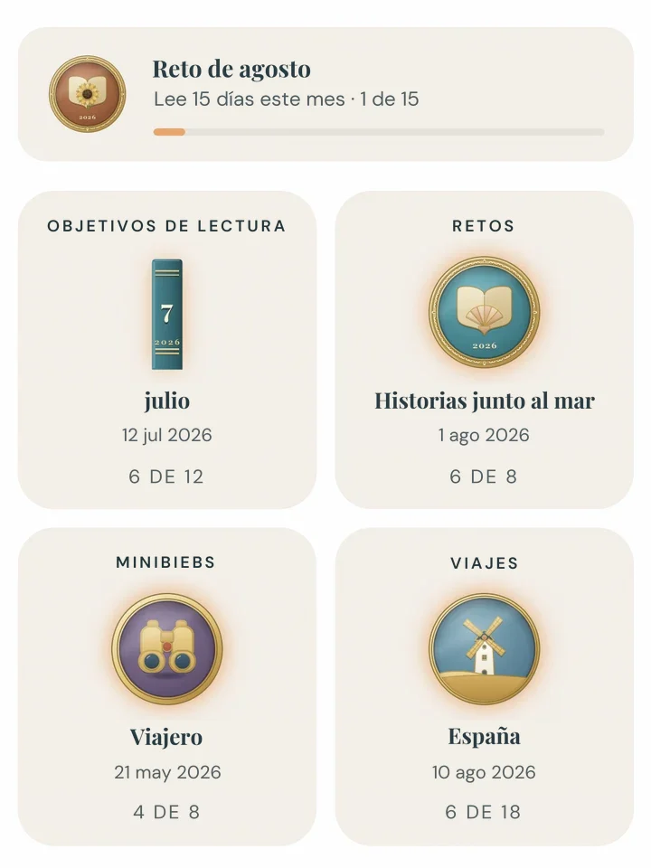 Rachas e insignias para celebrar tu progreso