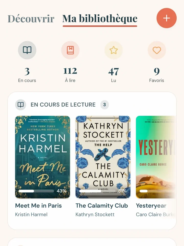 Vos lectures, joliment organisées